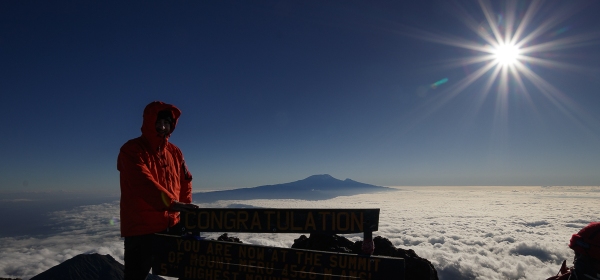 Na szczycie Mount Meru